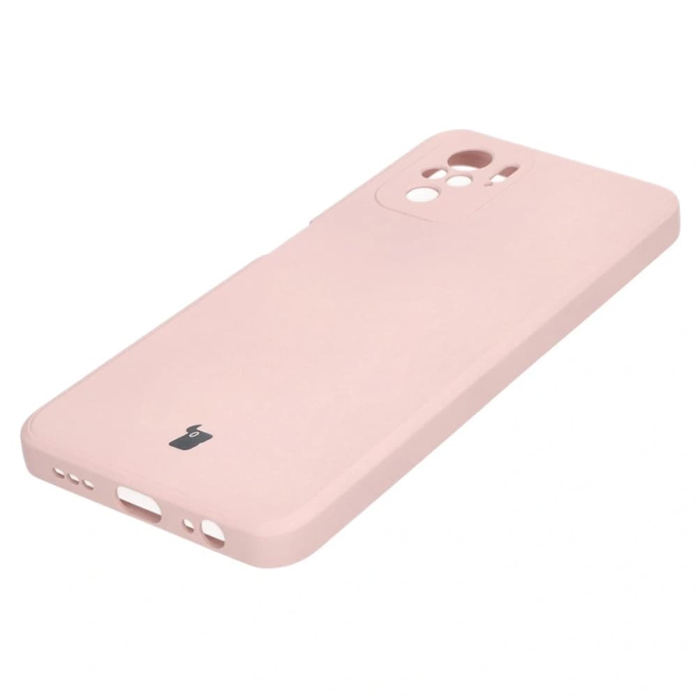 Bizon Case Silicone Sq Xiaomi Poco M5S / Redmi Note 10/10S light pink - 4