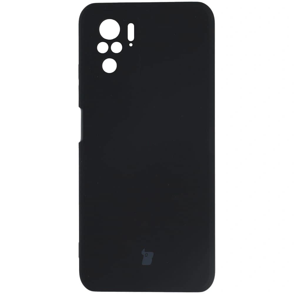 Bizon Case Silicone Sq Xiaomi Poco M5S / Redmi Note 10/10S black - 1