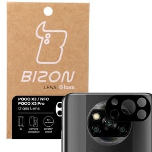 Bizon Glass Lens Xiaomi Poco X3 / NFC / Pro [2 PACK]