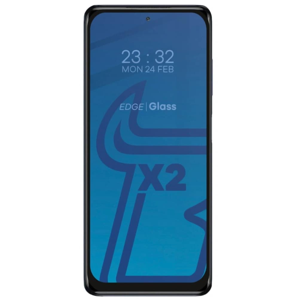 Bizon Glass Edge tempered glass - [2 PACK] + lens protection Xiaomi Poco X3 / NFC / PRO black - 3