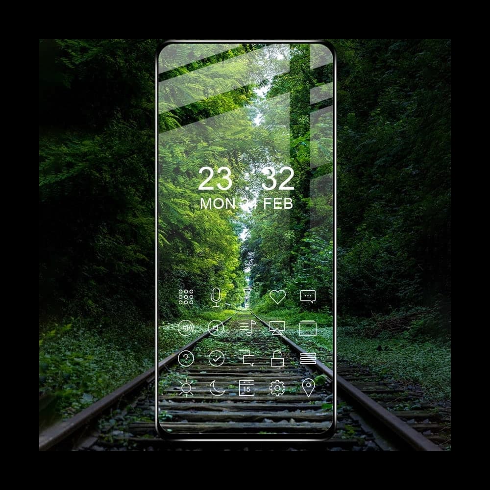 Bizon Glass Edge tempered glass - [2 PACK] + lens protection Xiaomi Poco X3 / NFC / PRO black - 7