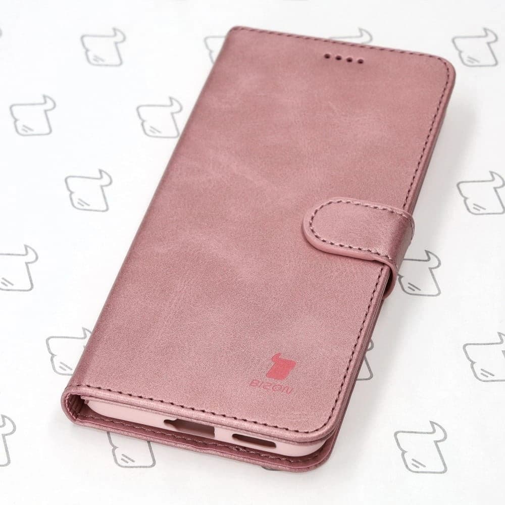 Bizon Case Wallet-Hülle für Xiaomi Poco X4 GT in hellrosa - 3