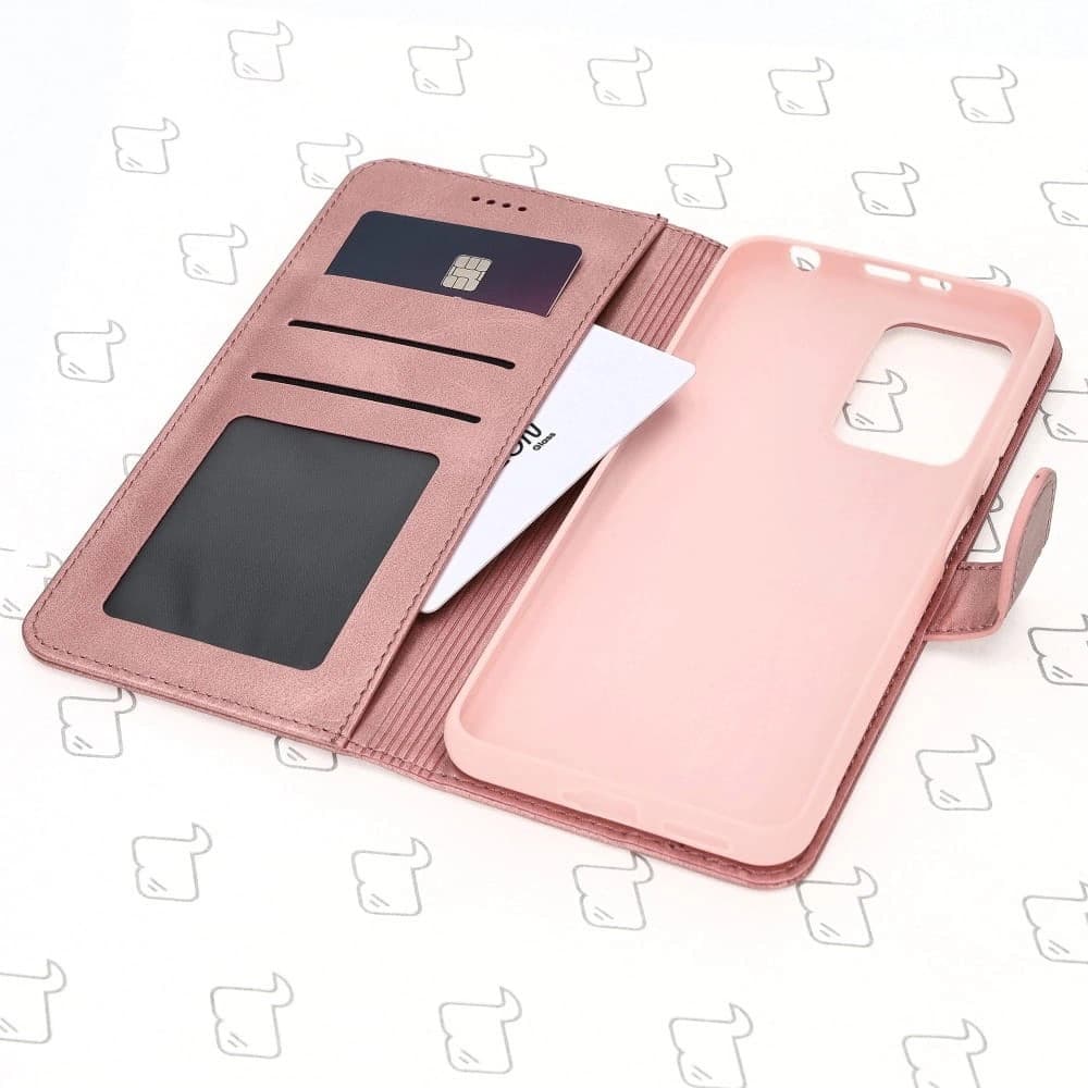 Bizon Case Wallet-Hülle für Xiaomi Poco X4 GT in hellrosa - 7