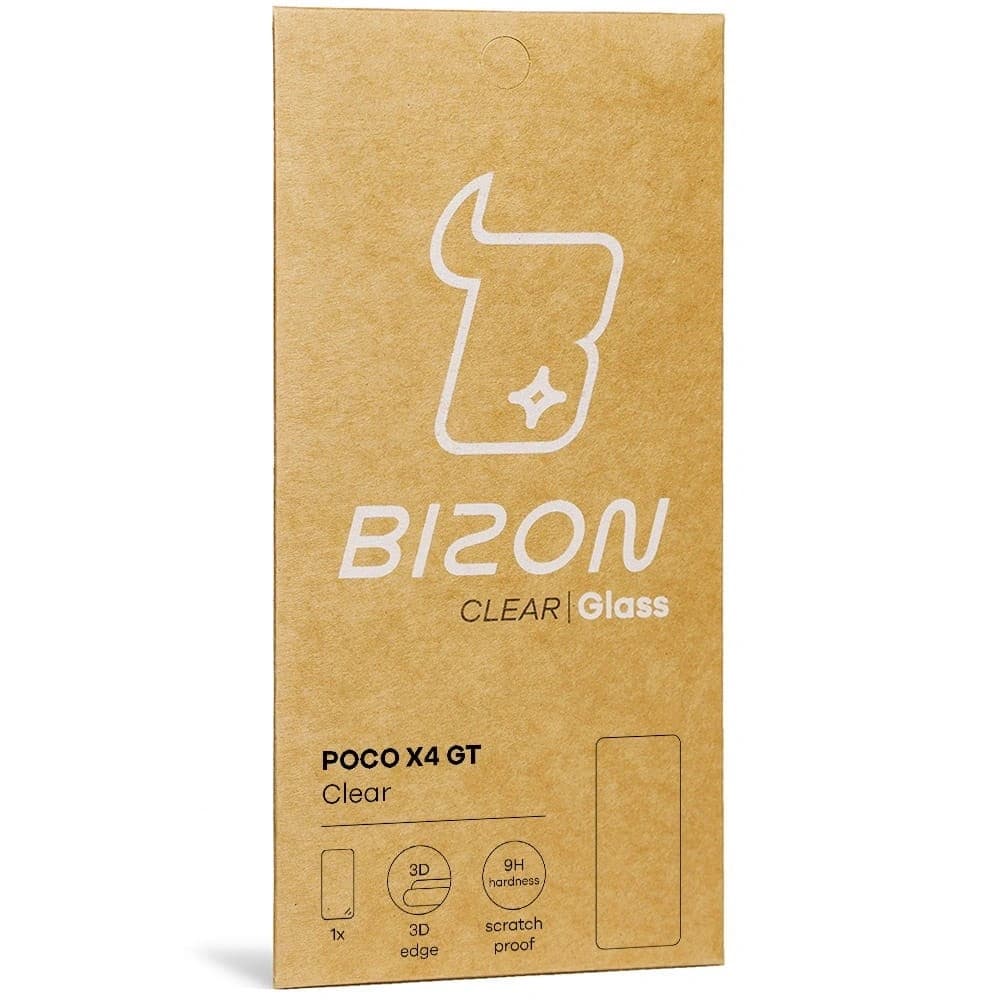 Tempered glass Bizon Glass Clear for Xiaomi Poco X4 GT - 9
