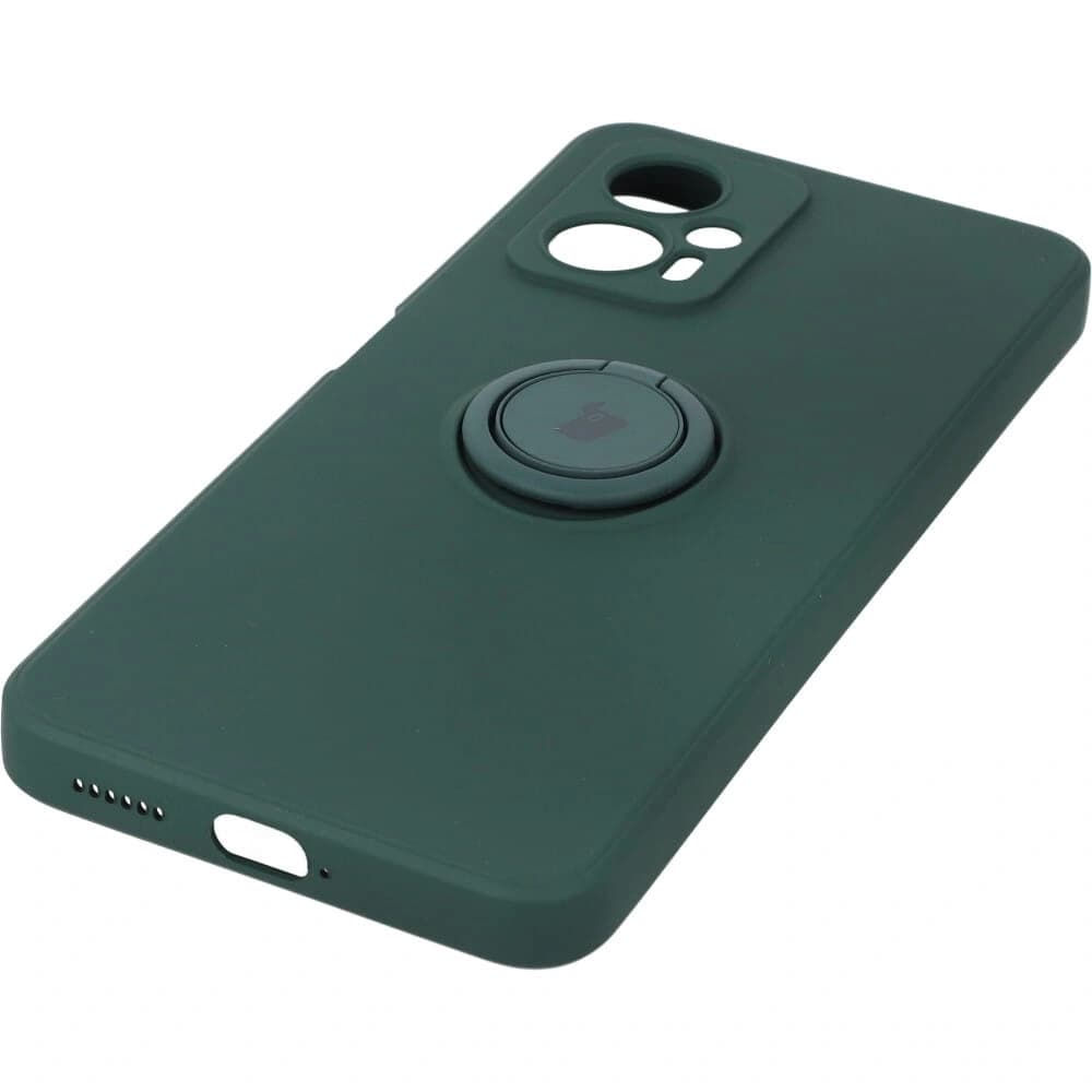 Bizon Case Silikonring Sq Xiaomi Poco X4 GT dunkelgrün - 2