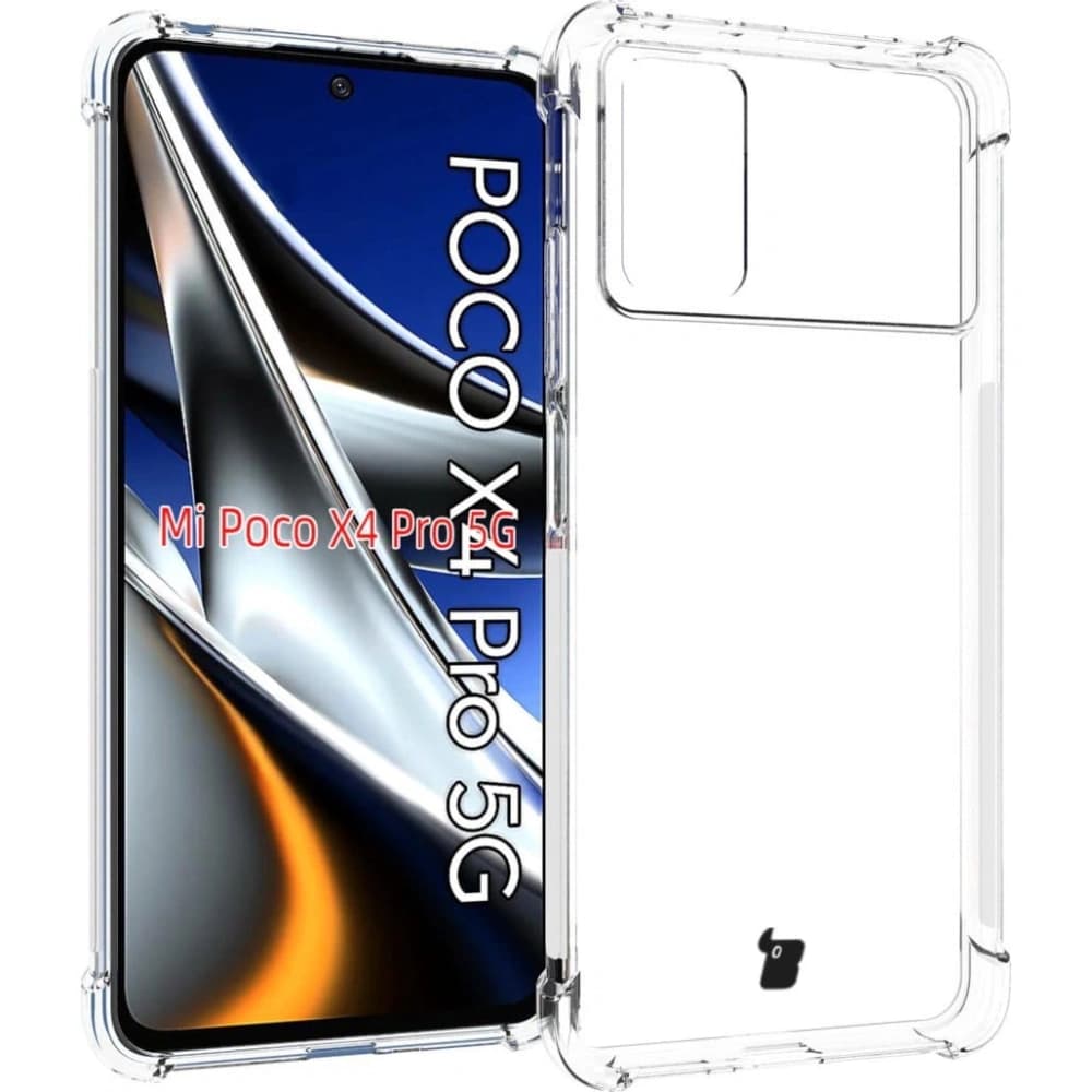Bizon Case Clear Pack case + 2x screen glass Xiaomi Poco X4 Pro 5G clear - 3