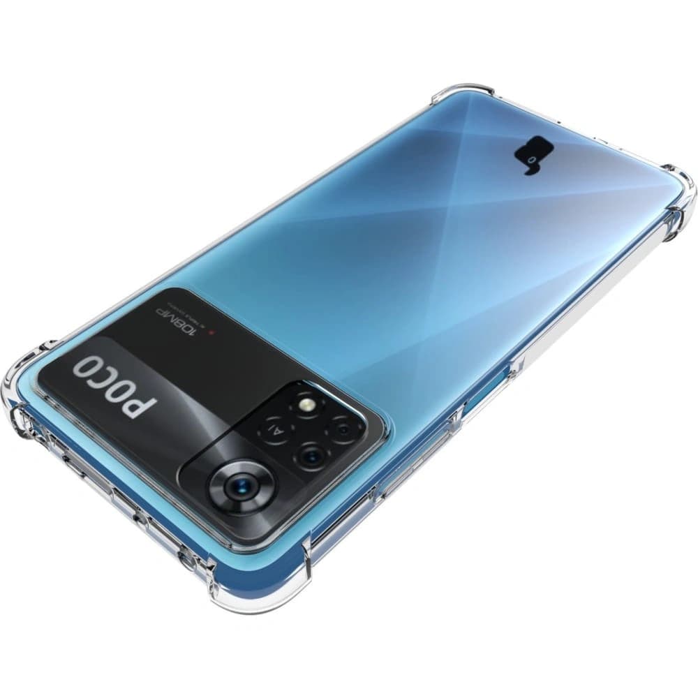 Bizon Case Clear Pack case + 2x screen glass Xiaomi Poco X4 Pro 5G clear - 4