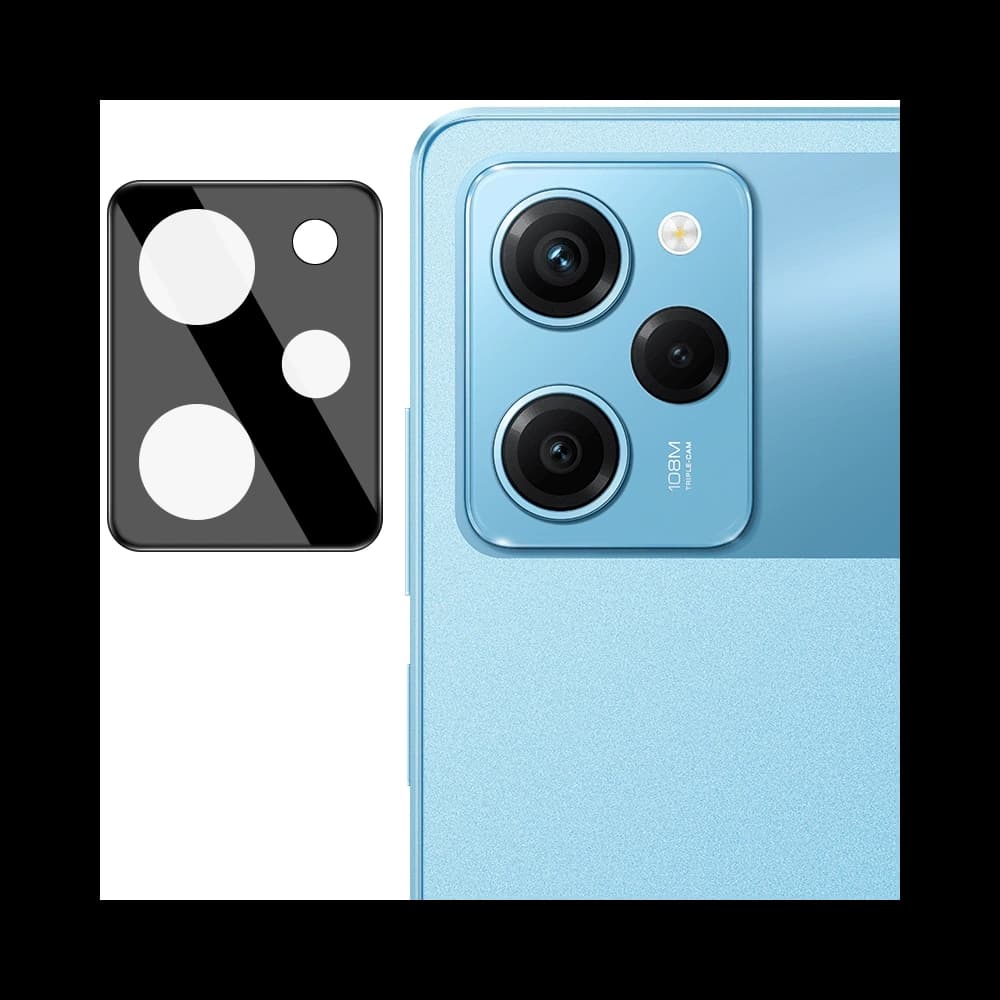 Glass for the Bizon Glass Lens for Poco X5 Pro [2 PACK] - 3