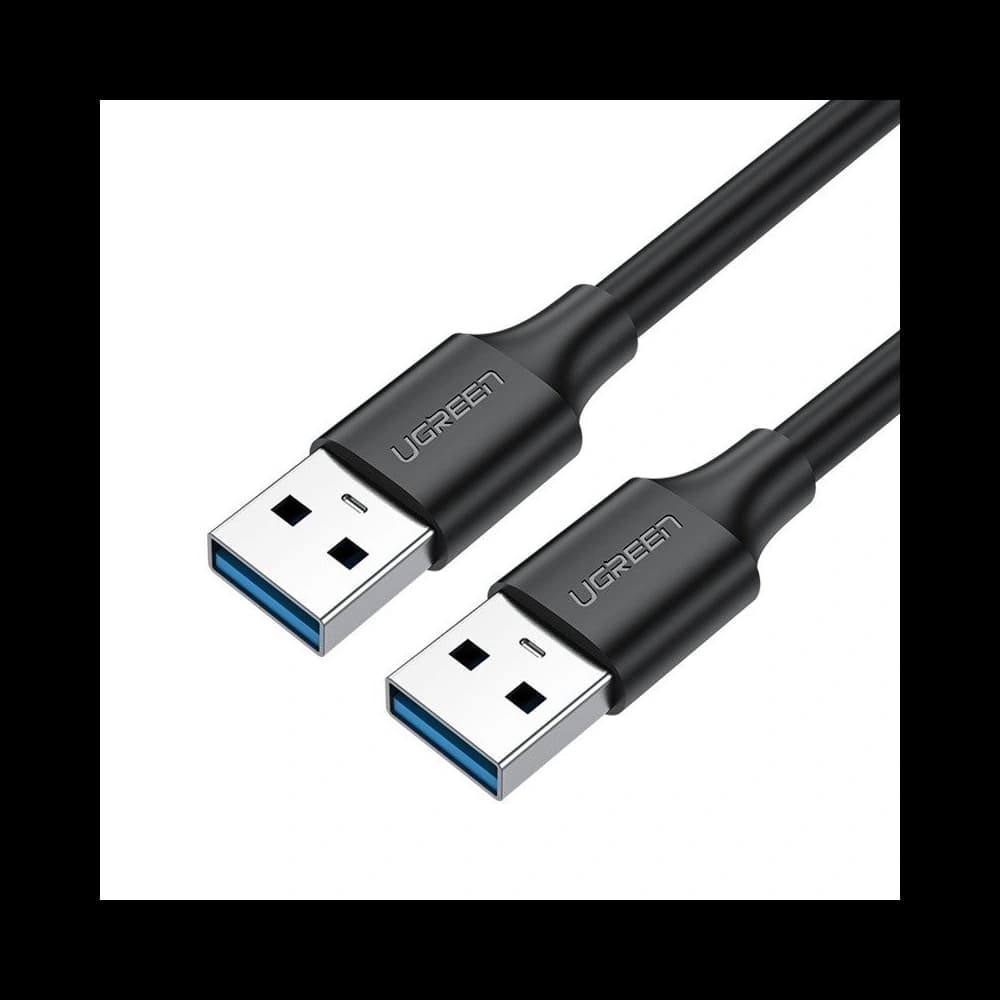 UGREEN USB 3.0 Cable A+A 0,5m Black - 1