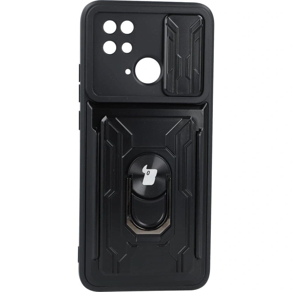 Bizon Case Camshield Kartensteckplatz Ring Xiaomi Redmi 10C schwarz - 2