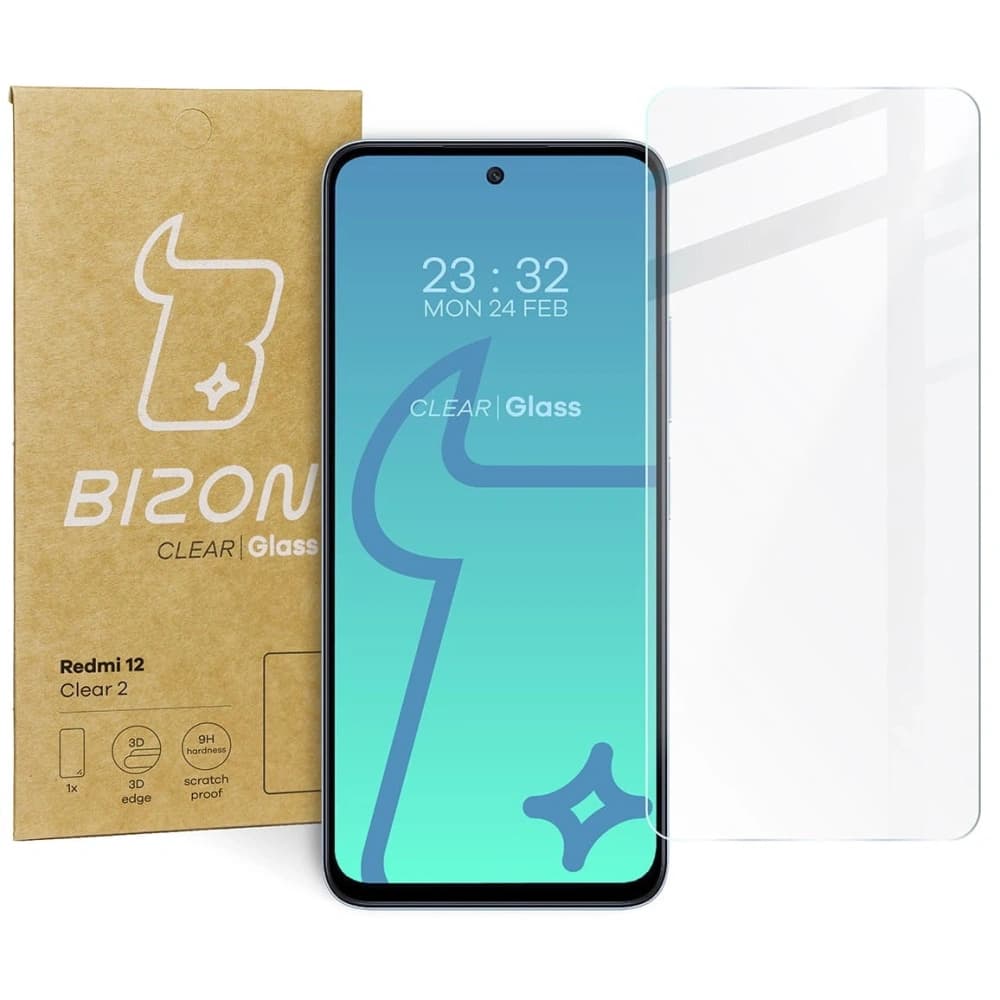 Bizon Glass Clear 2 Redmi 12 - 1