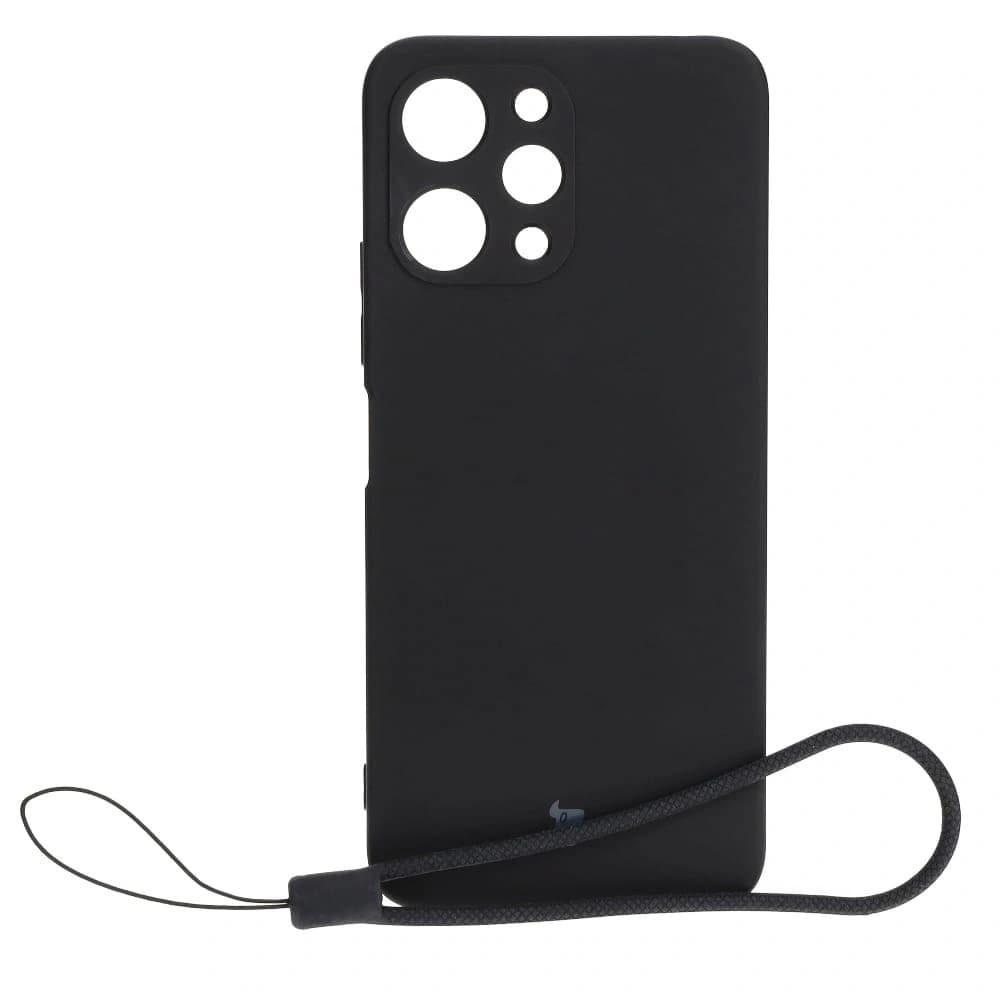 Bizon Case Silikon Xiaomi Redmi 12 schwarz - 1
