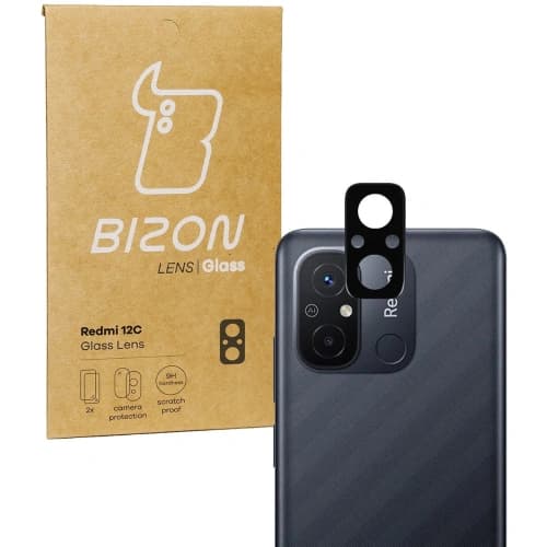 Bizon Glaslinse Redmi 12C [2 PACK]