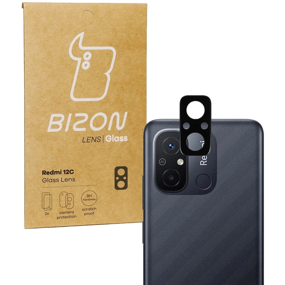 Bizon Glaslinse Redmi 12C [2 PACK] - 1