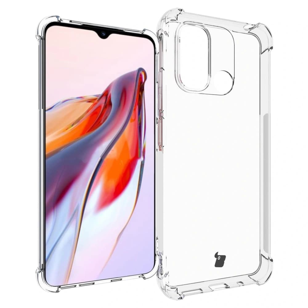 Bizon Case Clear Pack Hülle + 2x Schutzglas Xiaomi Redmi 12C klar - 3