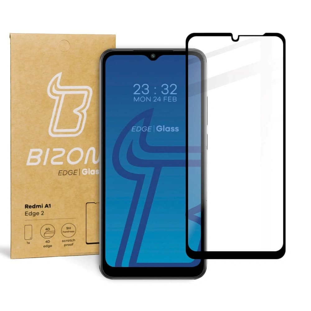 Bizon Glass Edge 2 Redmi A1 schwarz - 1