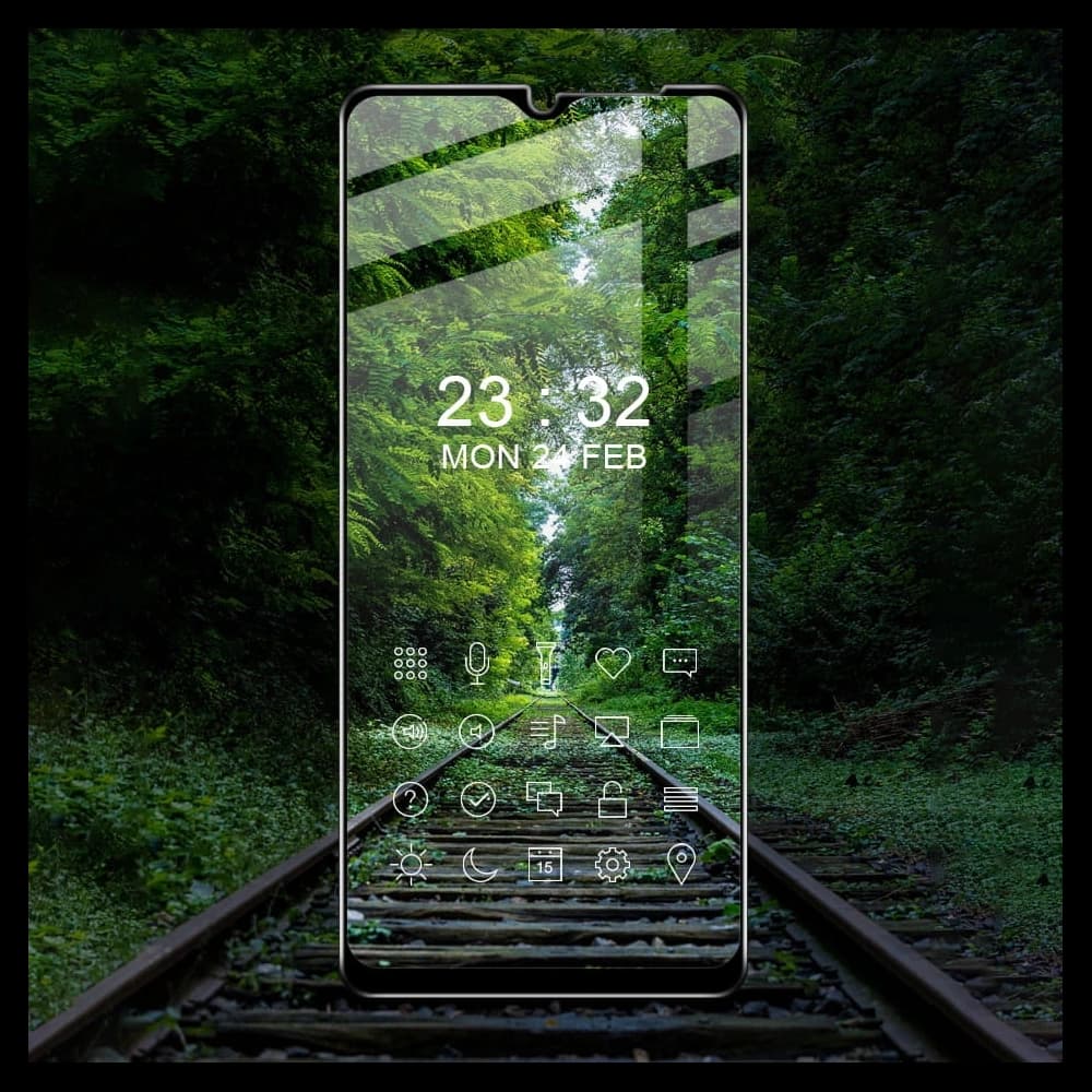 Bizon Glass Edge 2 Redmi A1 schwarz - 4