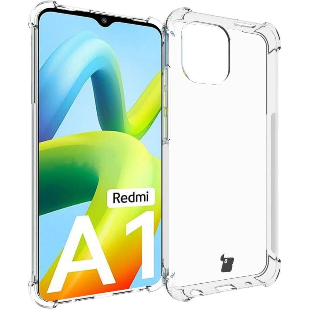 Bizon Case Clear Pack Hülle + 2x Displayschutzglas + Linsenschutzglas Xiaomi Redmi A1 klar - 3