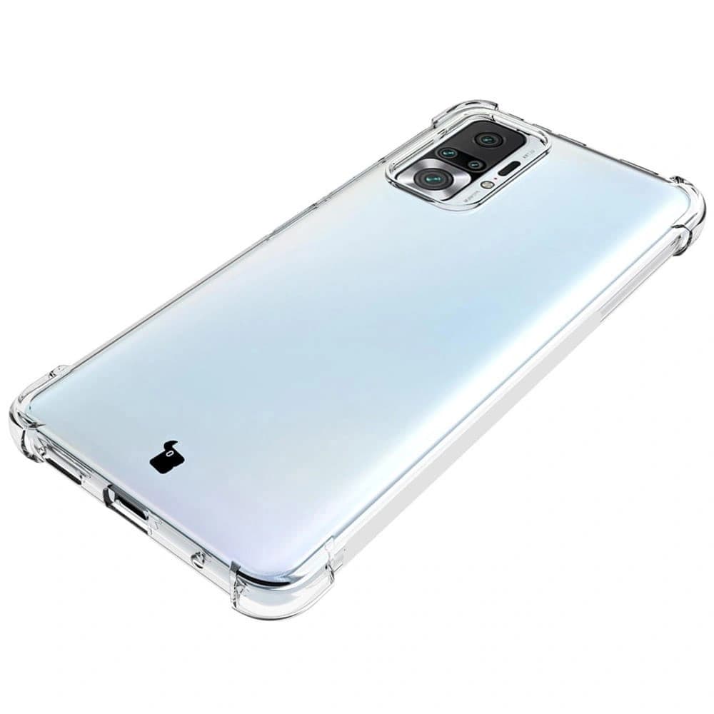 Bizon Case Clear Pack Hülle + 2x Schutzglas + Linsen Glas Xiaomi Redmi Note 10 Pro klar - 4