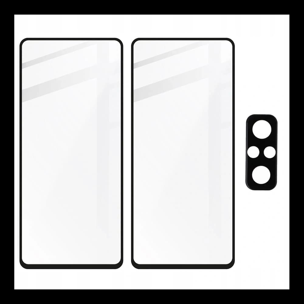 Bizon Glass Edge tempered glass - [2 PACK] + lens protection Redmi Note 10 Pro black - 5