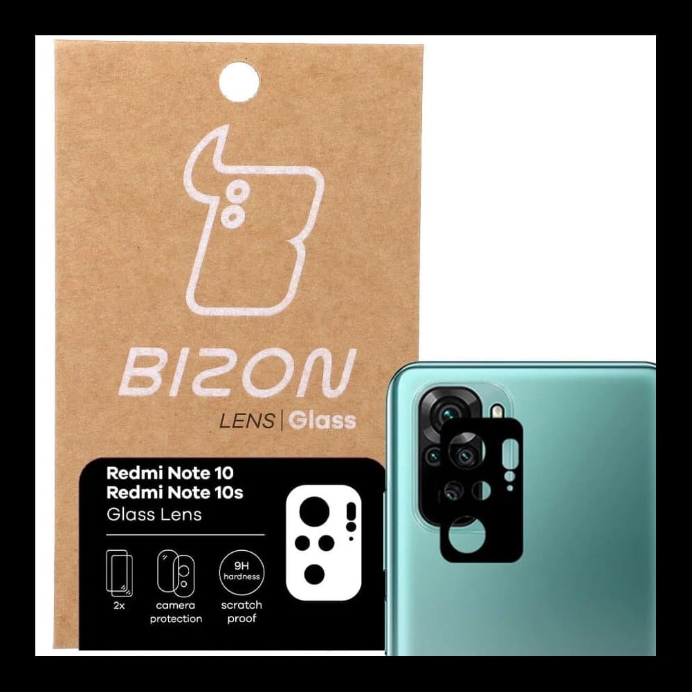 Bizon Glaslinse Xiaomi Redmi Note 10 / 10S [2 PACK] - 1