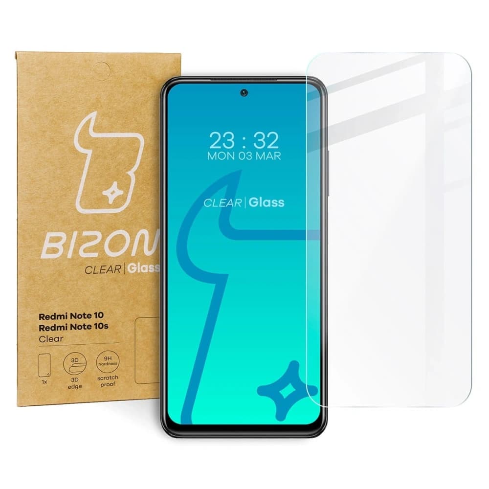 Bizon Glass Clear Xiaomi Redmi Note 10 / 10s - 1