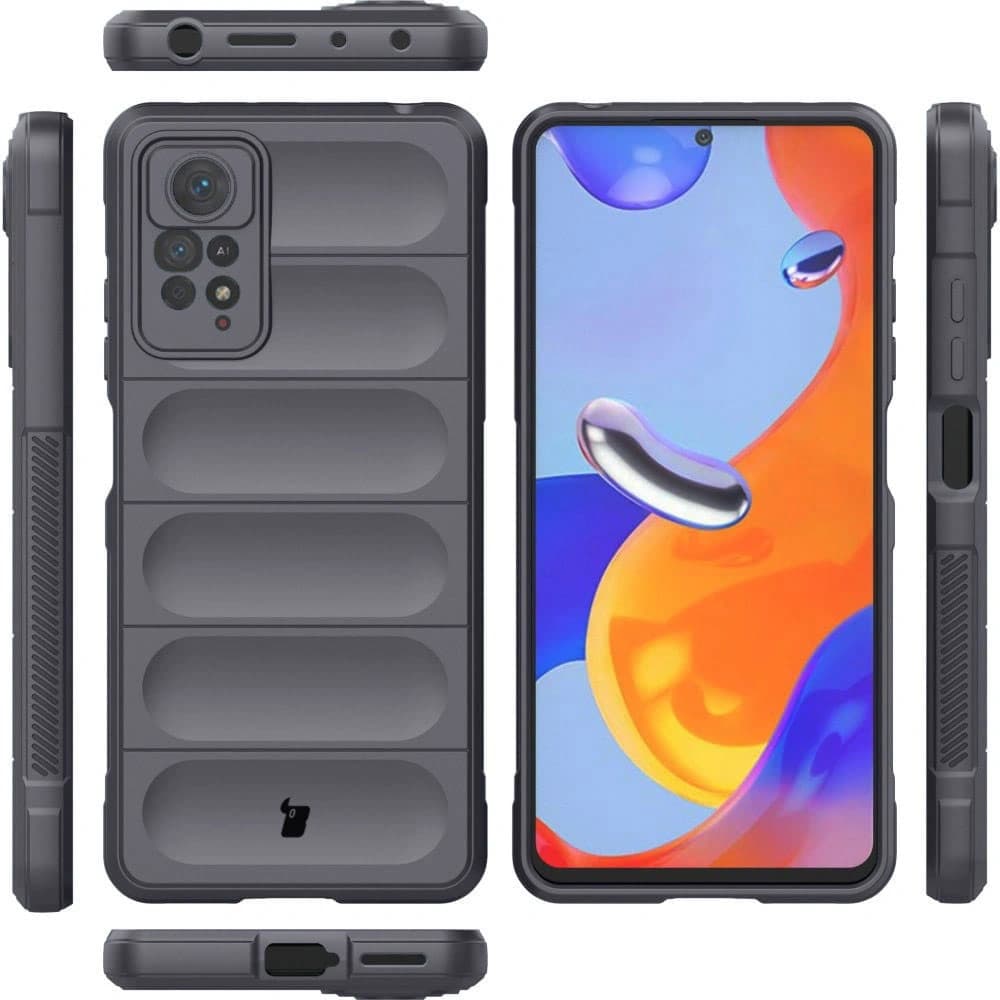 Bizon Case Tur Xiaomi Redmi Note 11 Pro / Pro 5G grau - 3