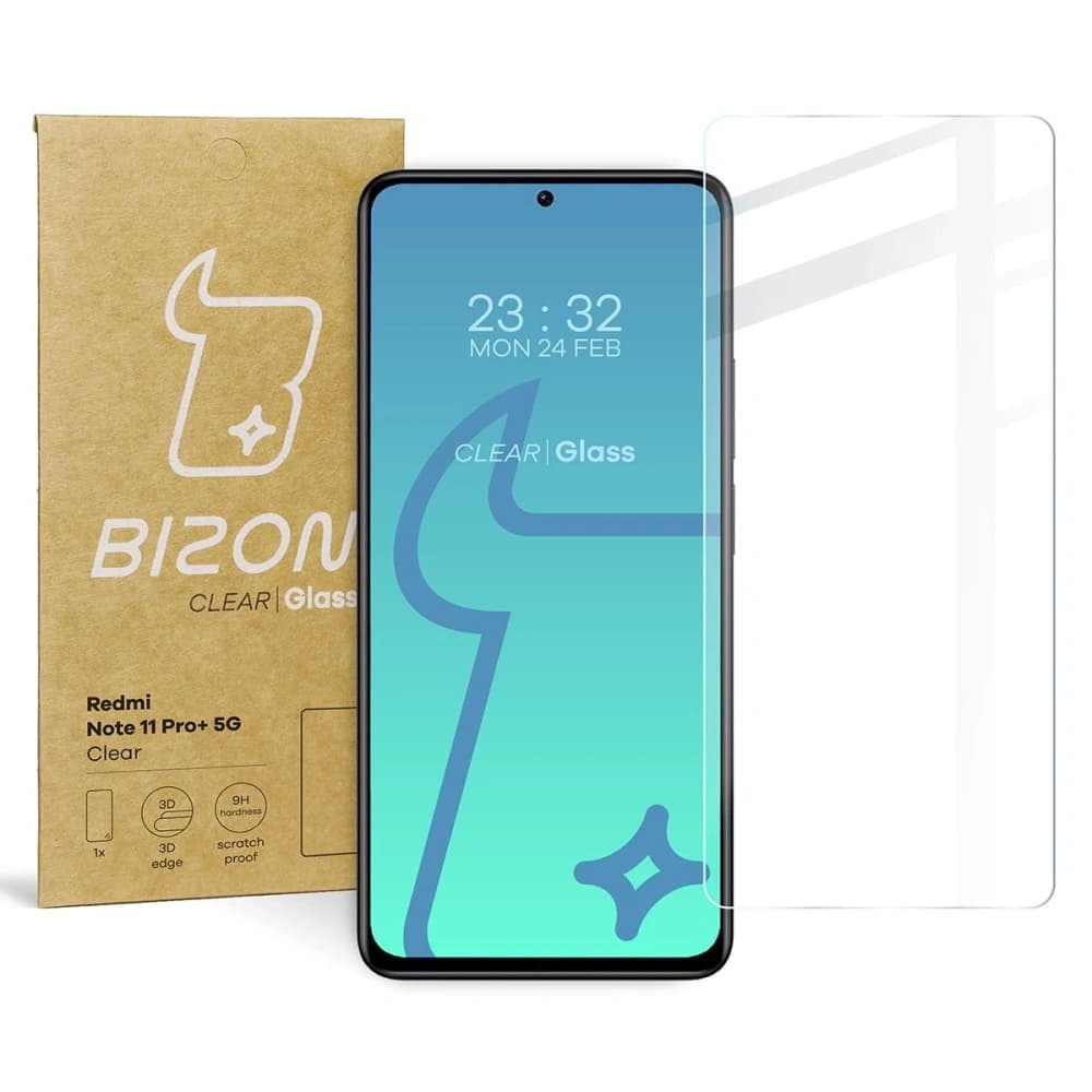 Bizon Glas Klar Xiaomi Redmi Note 11 Pro+ 5G - 1