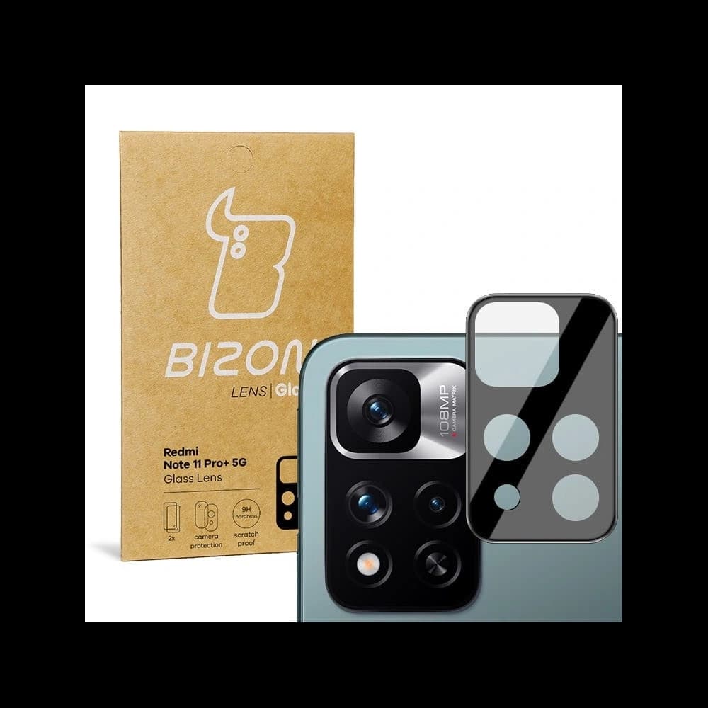 Bizon Glaslinse Redmi Note 11 Pro+ 5G [2 PACK] - 1