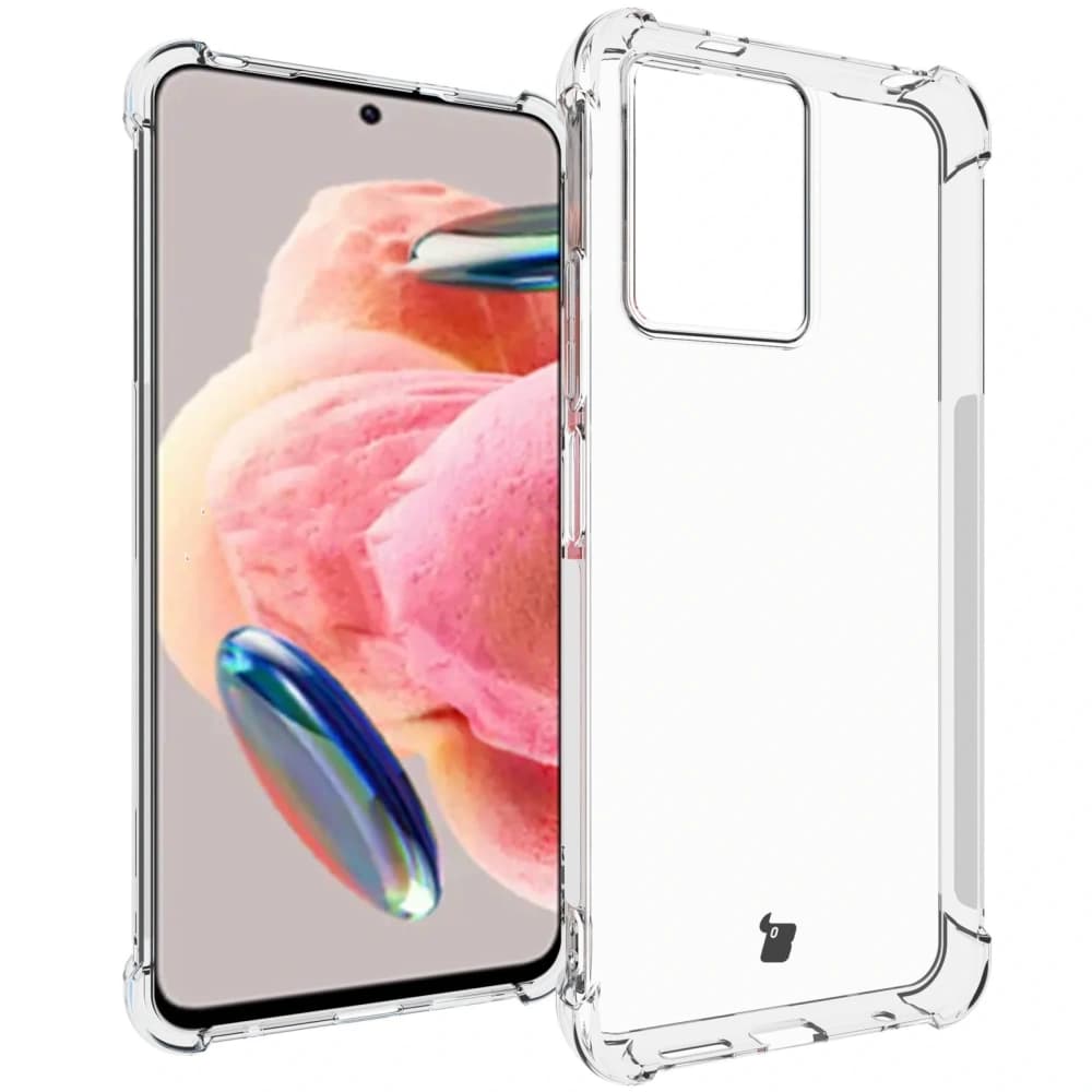 Bizon Case Clear Pack Hülle + 2x Bildschirmglas + Linsenglas Xiaomi Redmi Note 12 4G klar - 3