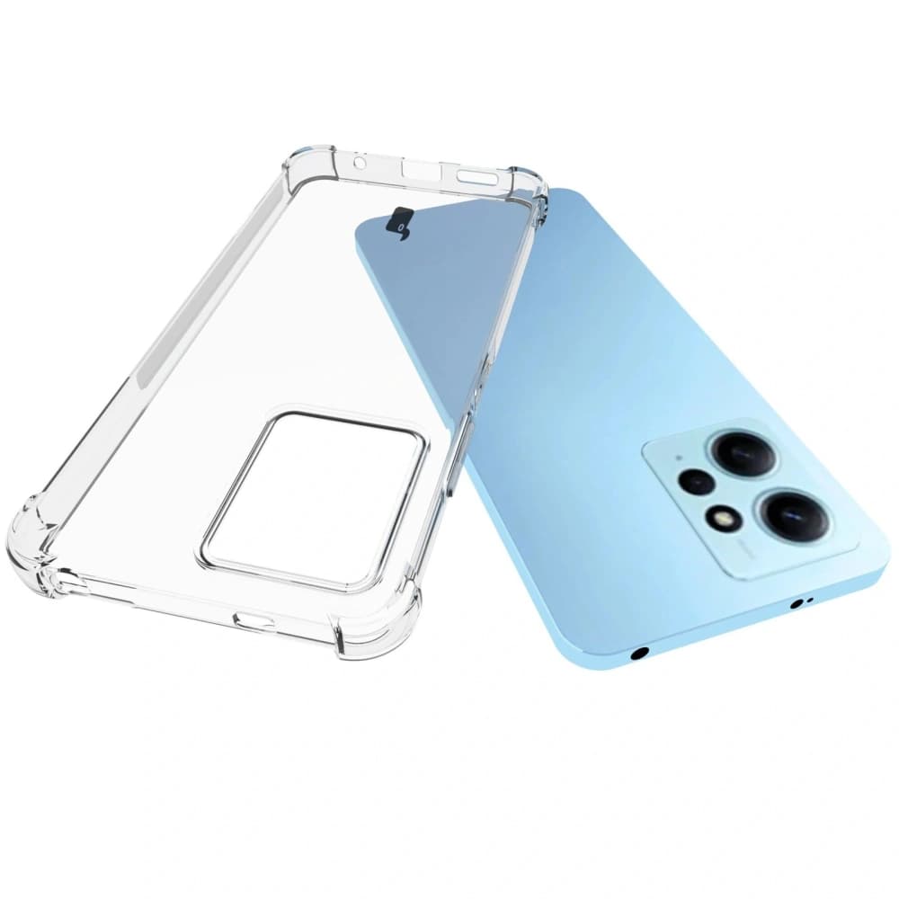 Bizon Case Clear Pack Hülle + 2x Bildschirmglas + Linsenglas Xiaomi Redmi Note 12 4G klar - 5