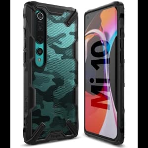 Ringke Xiaomi Tasche Fusion-X Mi 10/Pro Camo (Moro) Schwarz
