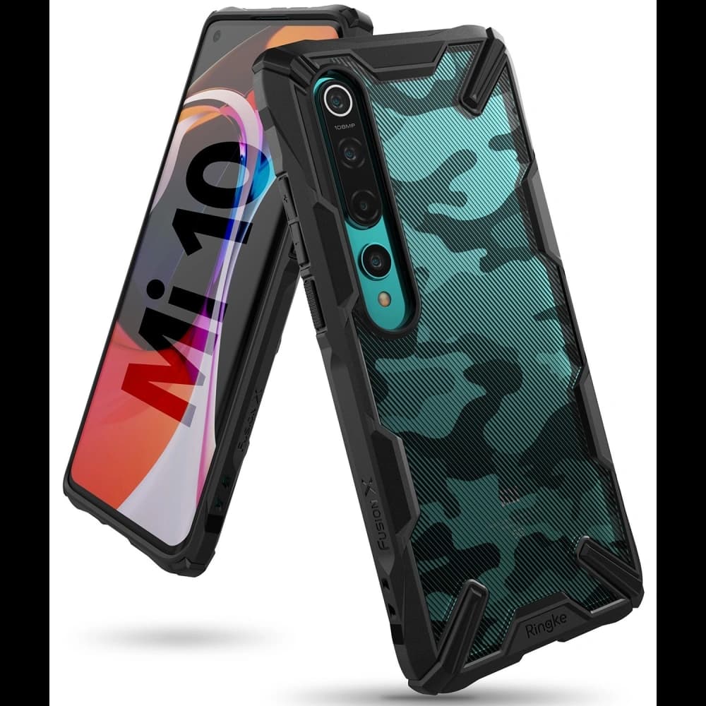 Ringke Fusion-X Xiaomi Mi 10/Pro Camo (Moro) Black - 3