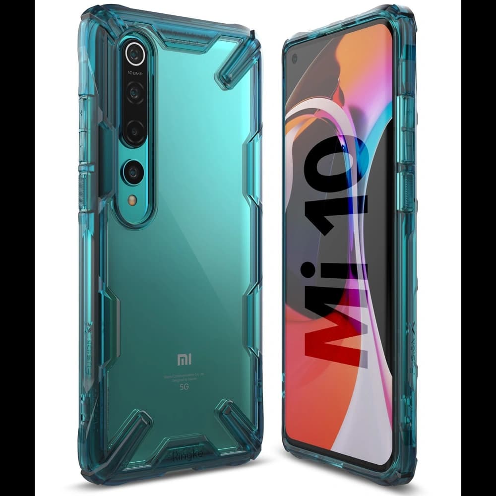 Ringke Fusion-X Xiaomi Mi 10/Pro Turquoise Green - 1