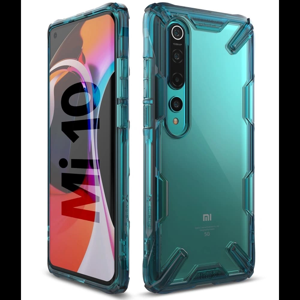 Ringke Fusion-X Xiaomi Mi 10/Pro Turquoise Green - 2