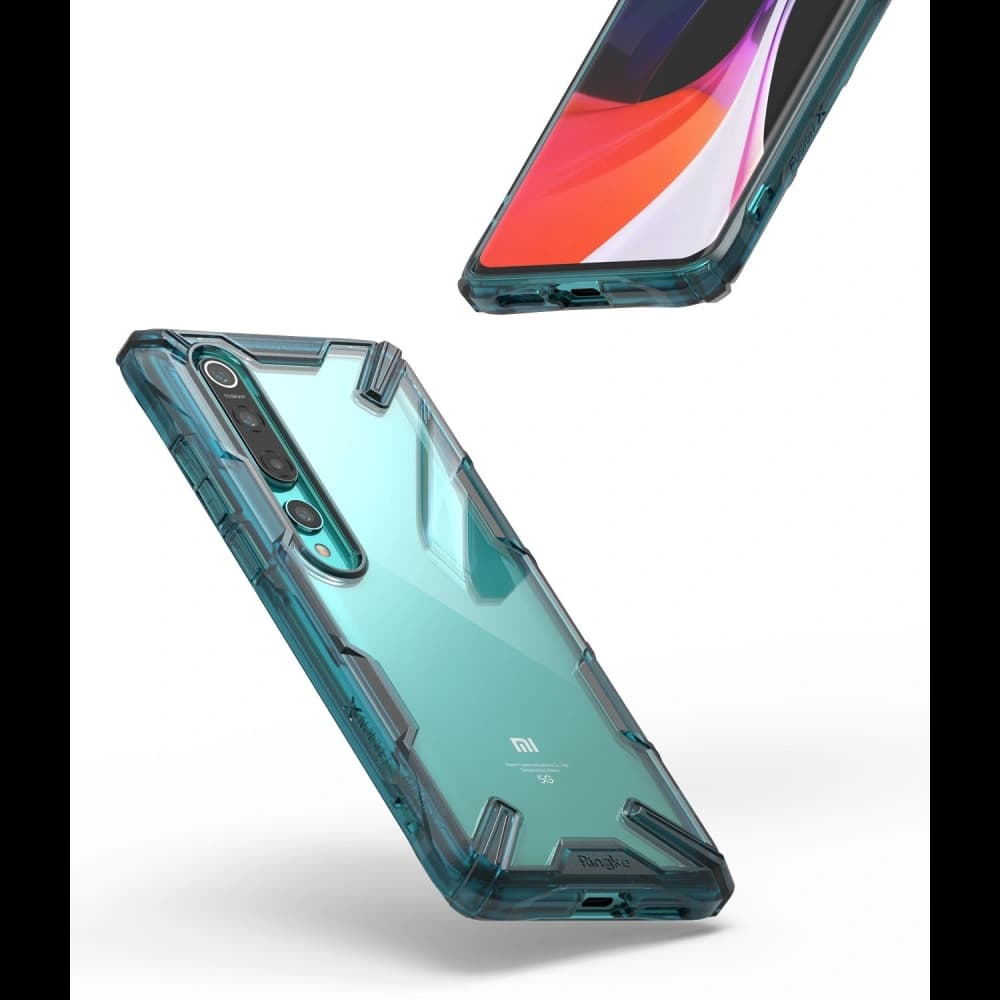 Ringke Fusion-X Xiaomi Mi 10/Pro Turquoise Green - 5