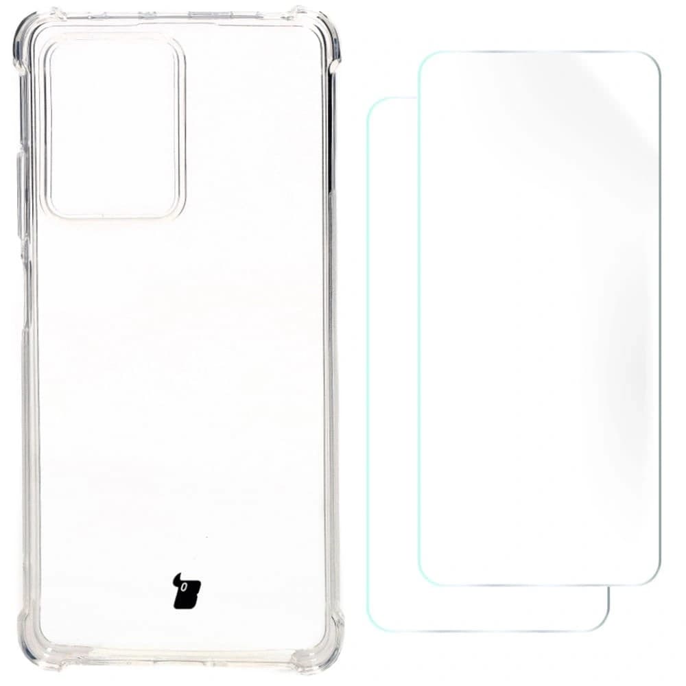 Bizon Case Clear Pack case + 2x screen film Xiaomi POCO X5 Pro / Redmi Note 12 Pro 5G clear - 1