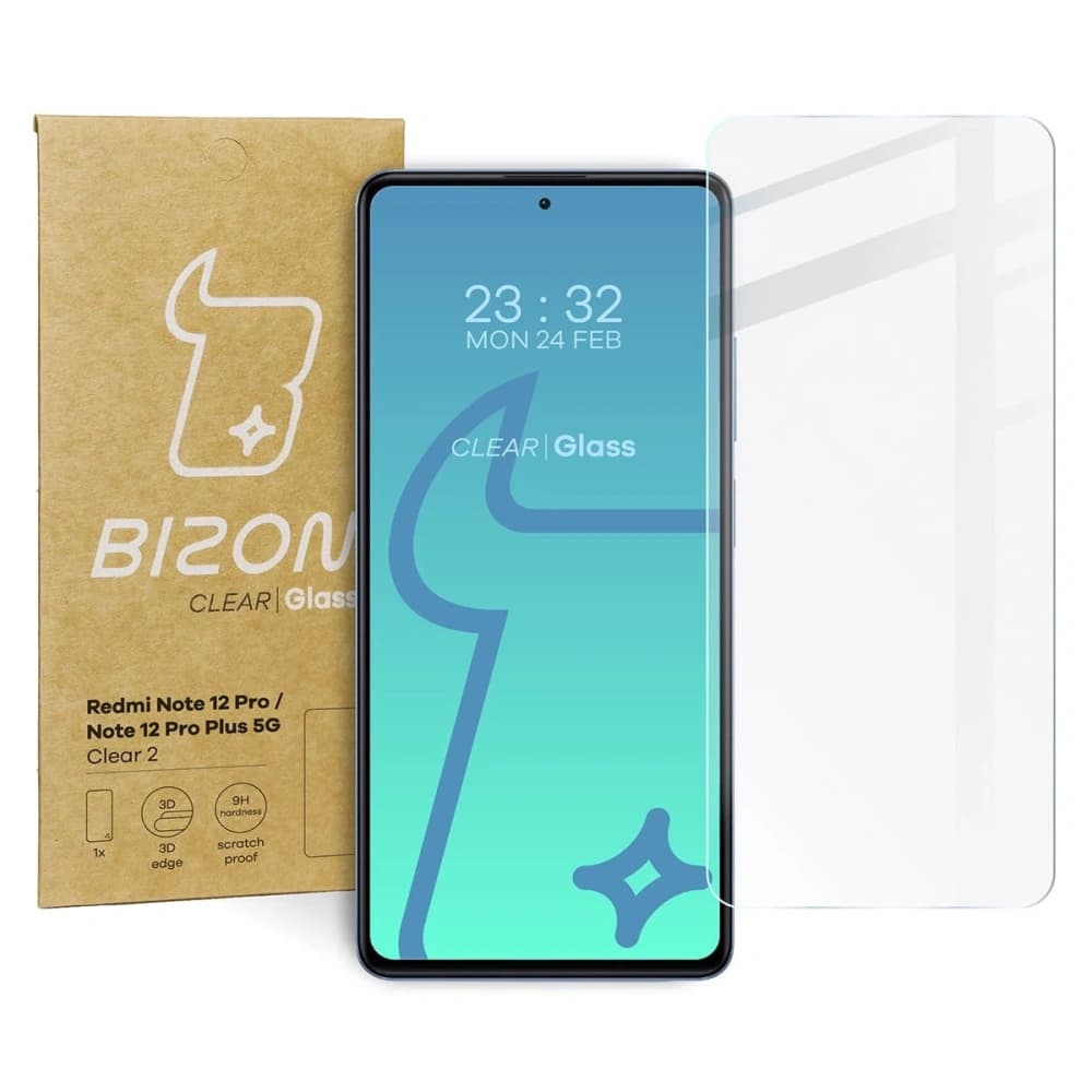 Bizon Glass Clear 2 Redmi Note 12 Pro / 12 Pro+ 5G - 1