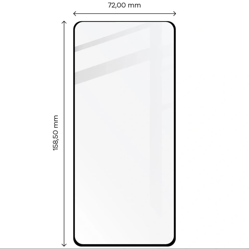 Bizon Glass Edge 2 Redmi Note 12 Pro / 12 Pro+ 5G black - 2