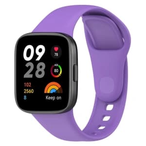Bizon Strap Watch Dots Xiaomi Redmi Watch 3 purple