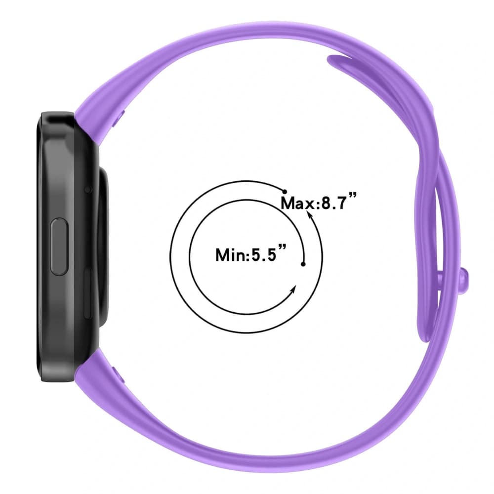 Bizon Armbanduhr Punkte Xiaomi Redmi Uhr 3 lila - 4