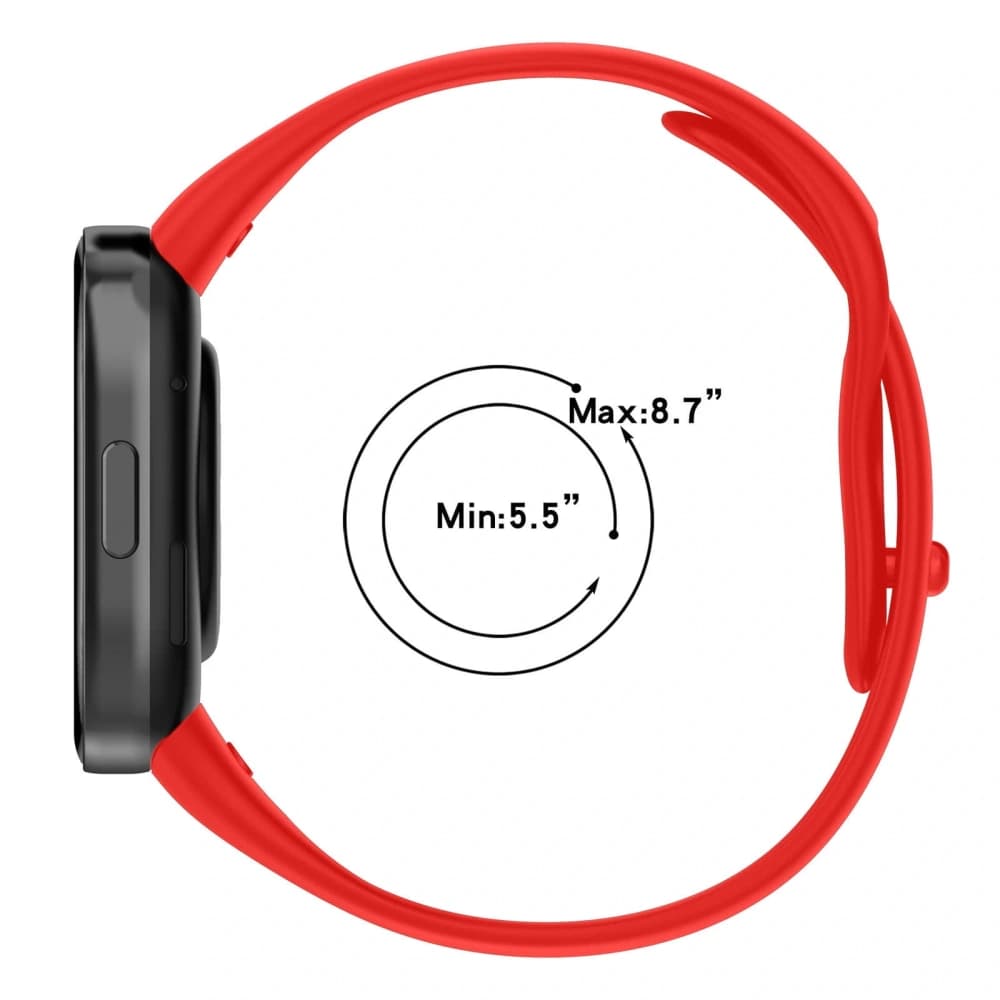 Bizon Strap Watch Dots Xiaomi Redmi Watch 3 red - 4