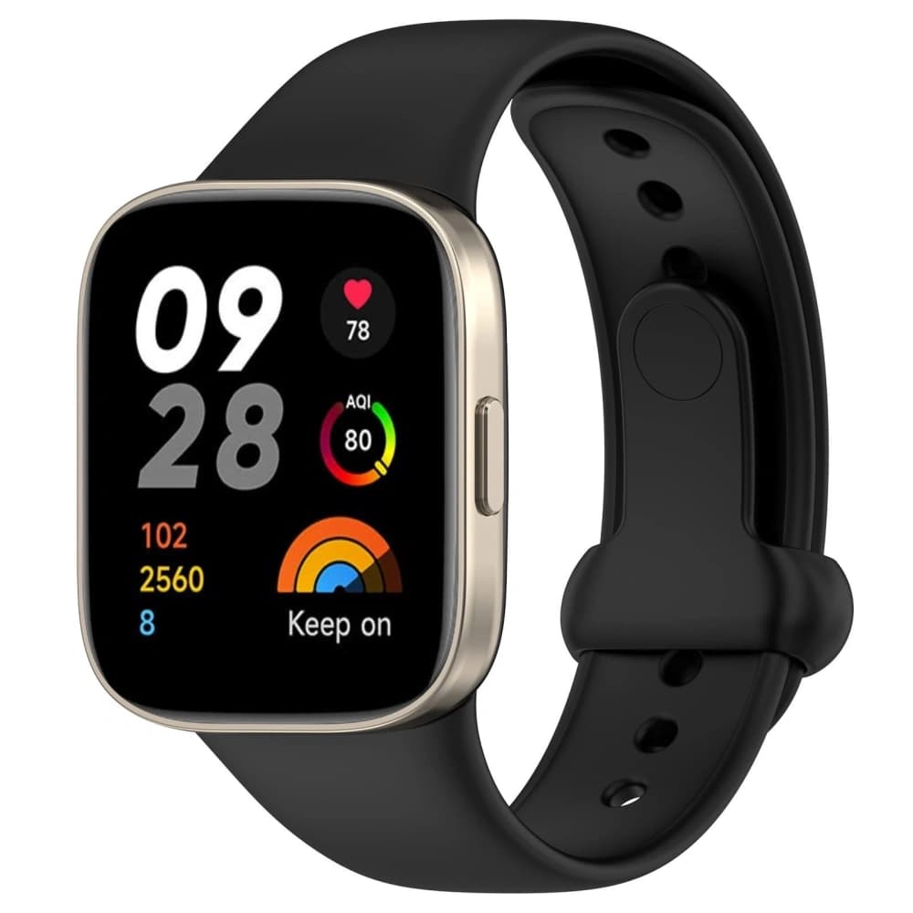 Bizon Strap Watch Nessy Xiaomi Redmi Watch 3 schwarz - 1