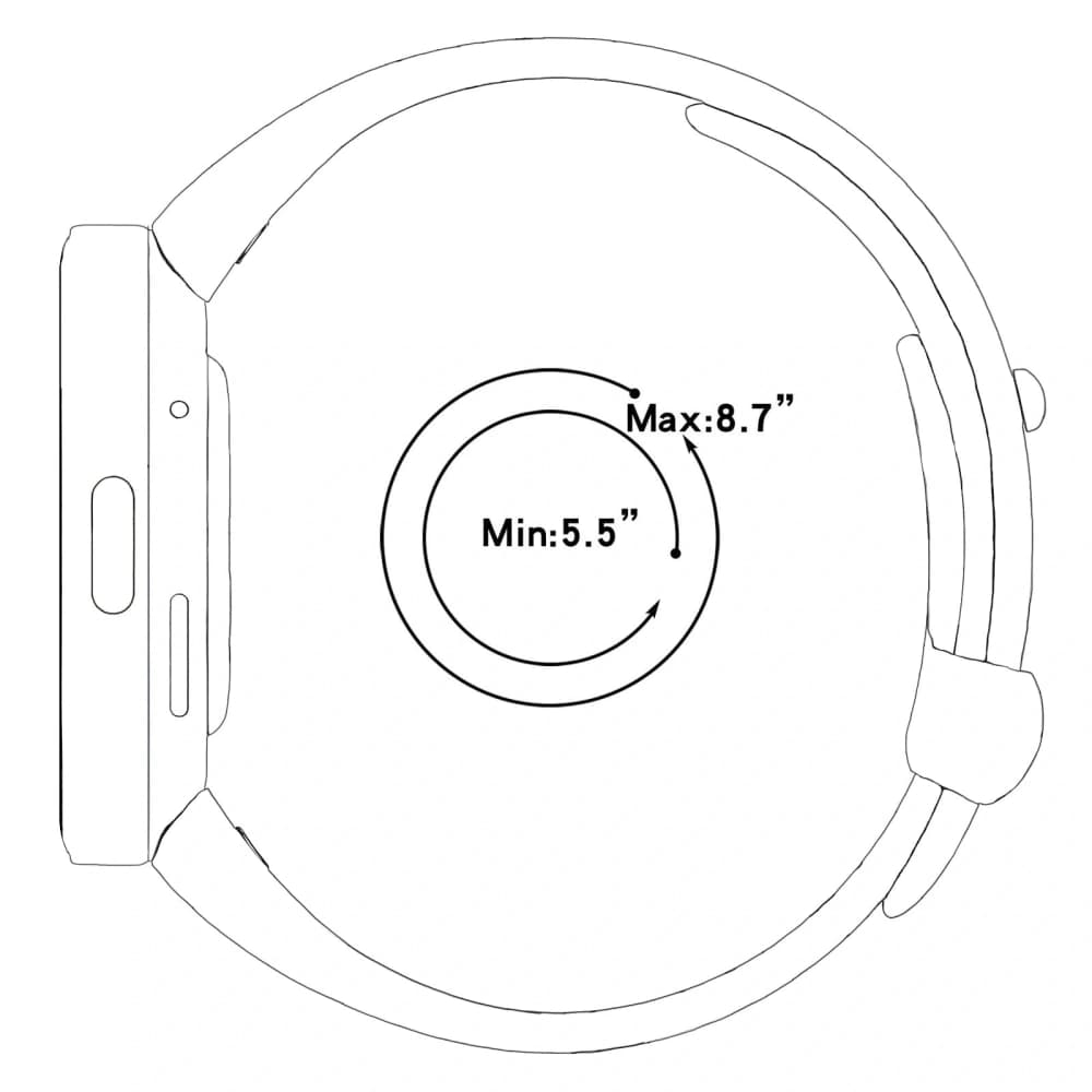 Bizon Strap Watch Nessy Xiaomi Redmi Watch 3 schwarz - 5