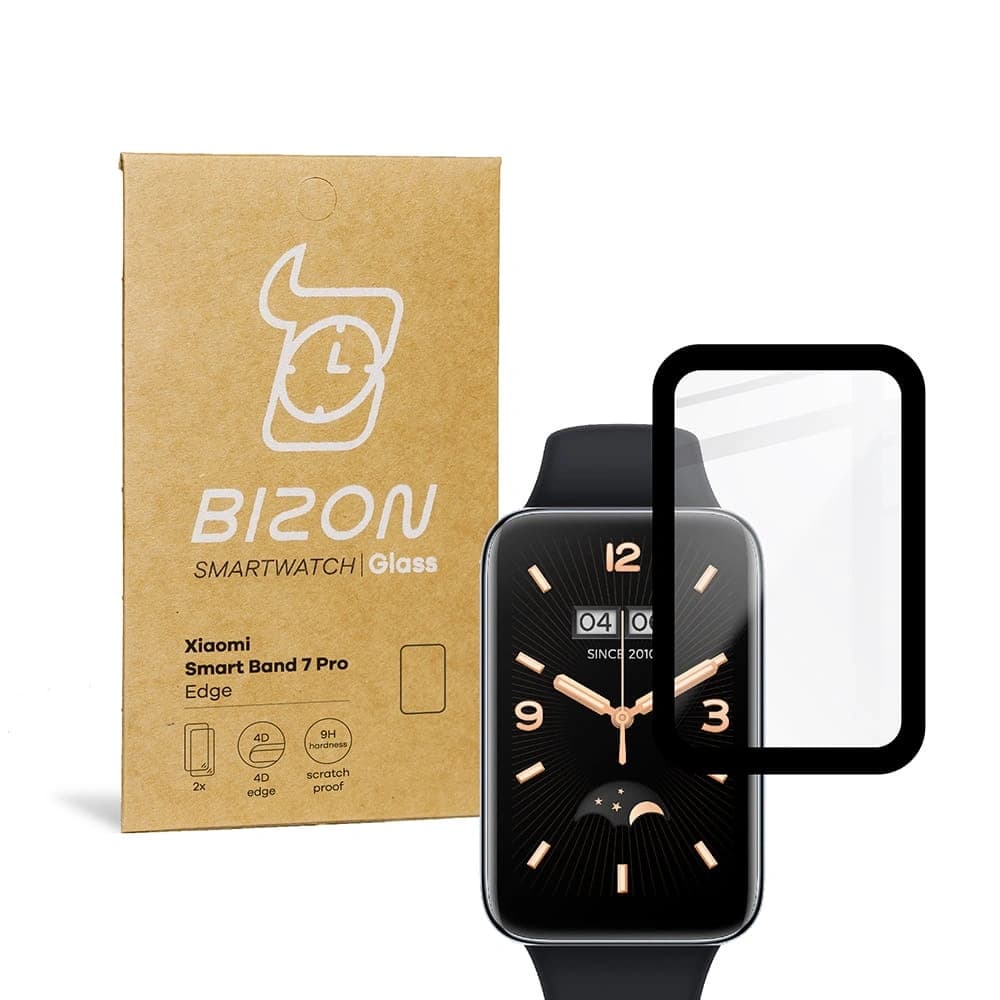 Bizon Glass Edge Xiaomi Smart Band 7 Pro black - 1