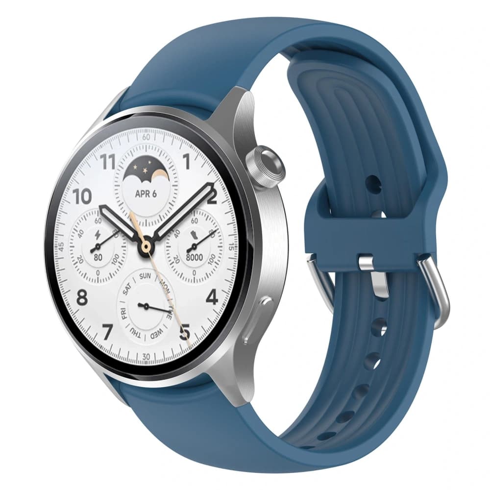 Bizon Strap Uhr Silikon Pro Xiaomi Uhr S1 Pro dunkelblau - 2