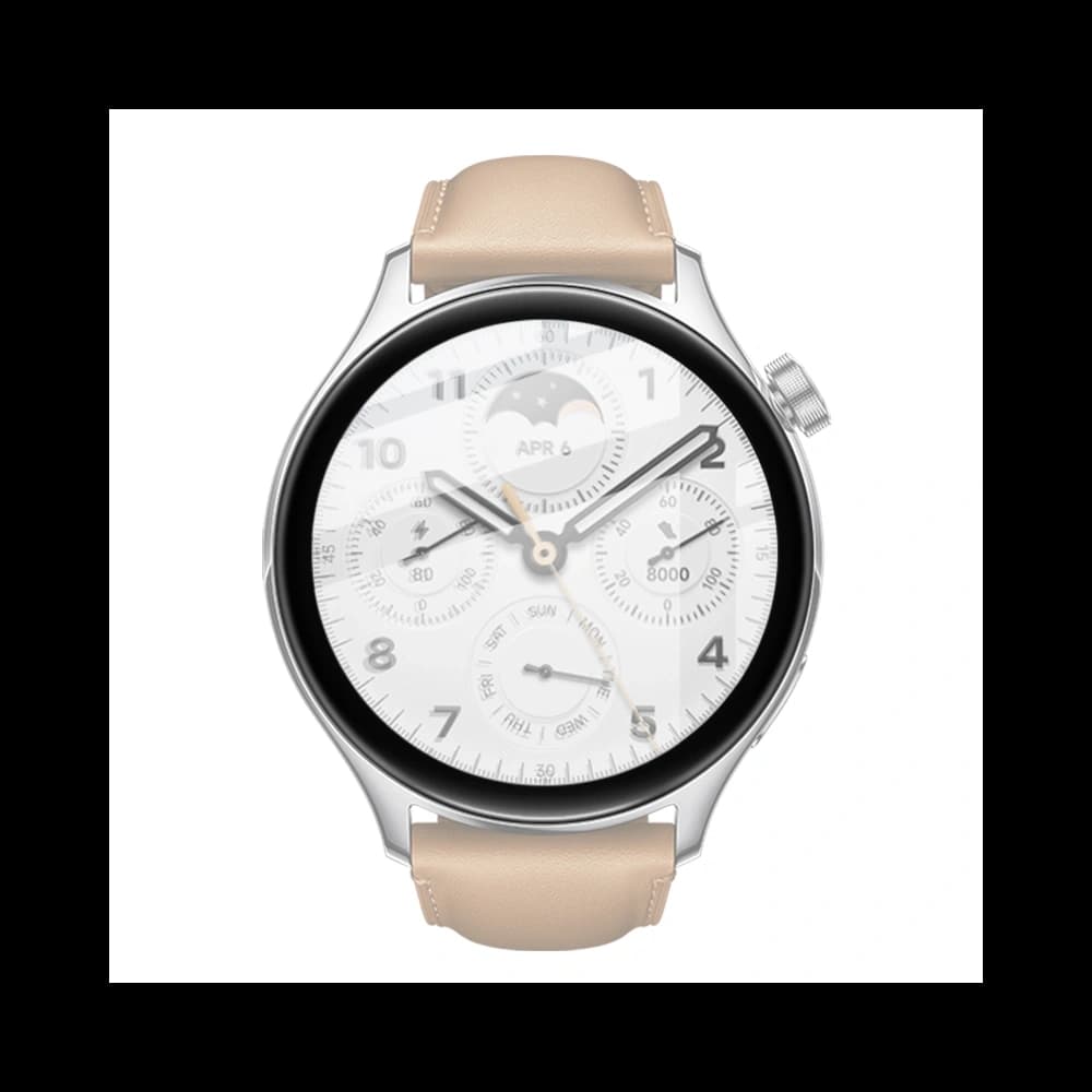 Bizon Glass Watch Edge Hybrid Xiaomi Uhr S1 Pro schwarz - 4