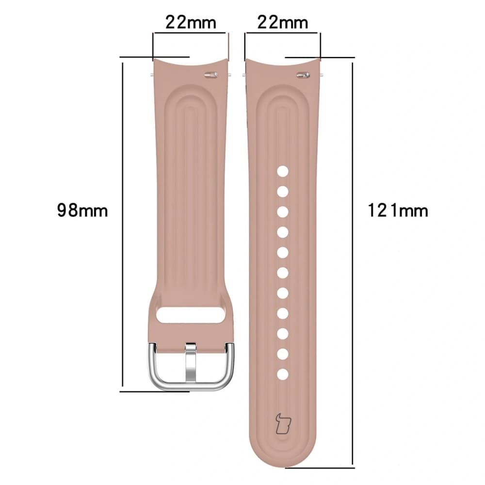 Bizon Strap Watch Silicone Pro Xiaomi Watch S1 Pro powder pink - 2