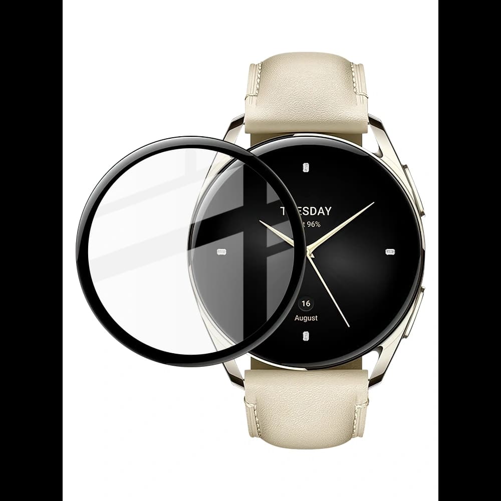 Bizon Glass Edge Xiaomi Watch S2 42 mm black - 4