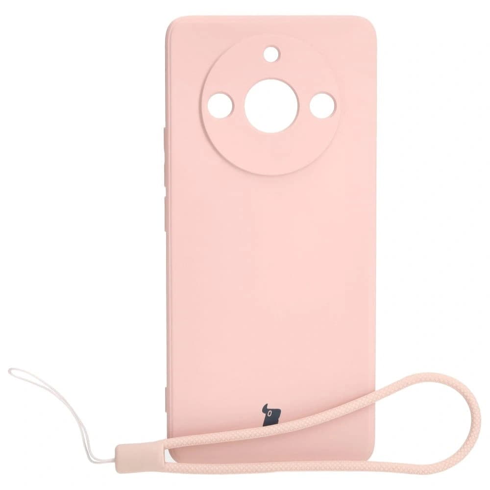Bizon Case Silicone Sq Realme 11 Pro / 11 Pro+ light pink - 1